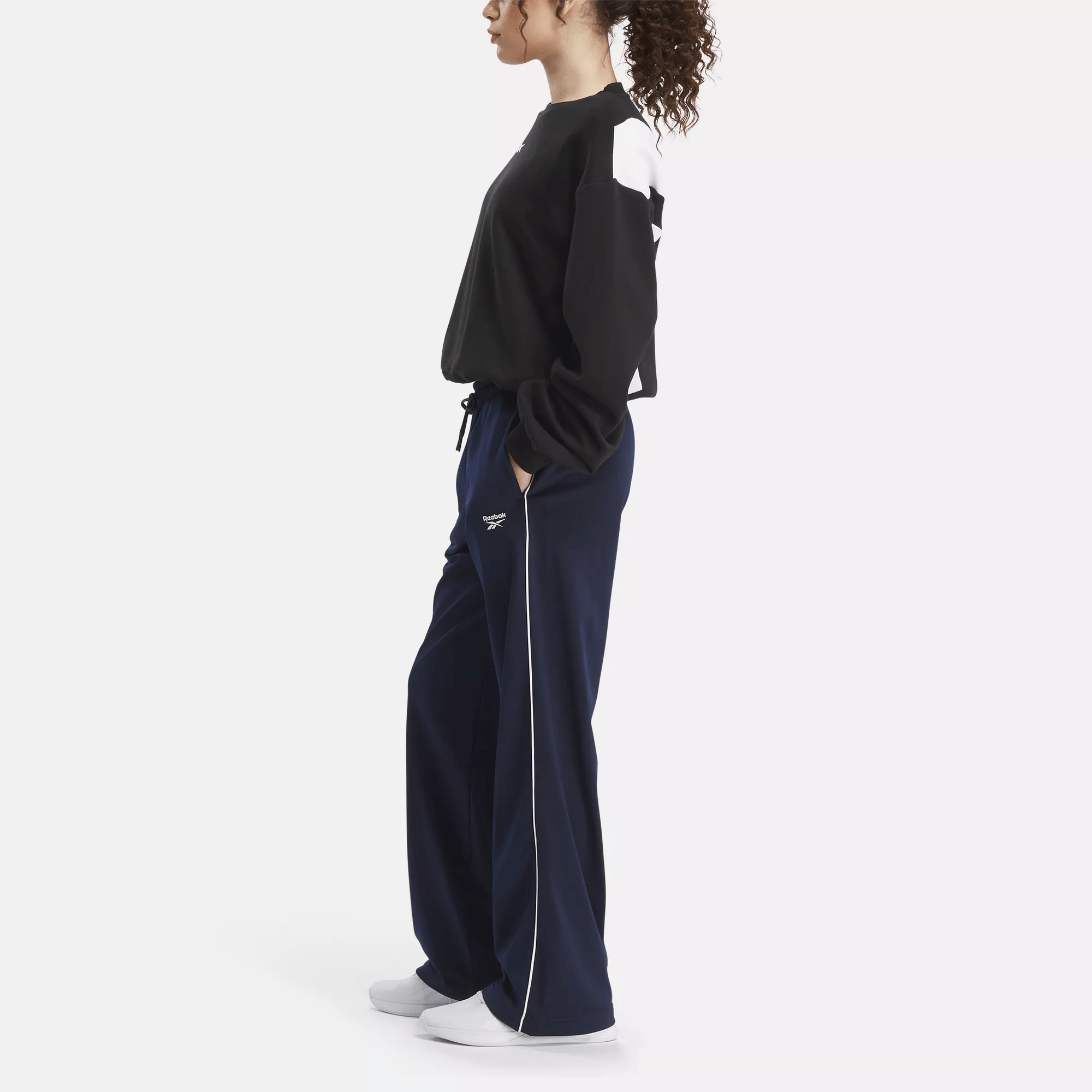 Women's Reebok Identity Back Vector Tricot Track Pants - Image 2