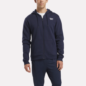 Men's Reebok Identity Small Logo Fleece Full-Zip Hoodie