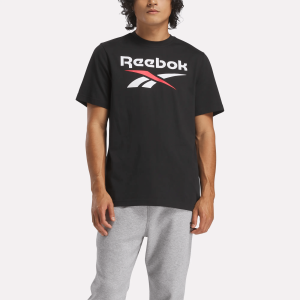 Men's Reebok Identity Big Stacked Logo T-Shirt