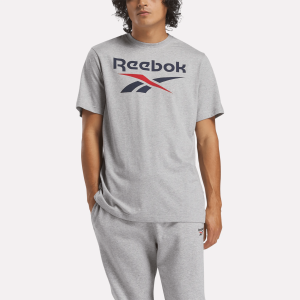 Men's Reebok Identity Big Stacked Logo T-Shirt
