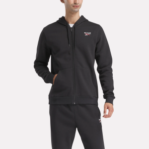 Men's Reebok Identity Small Logo Fleece Full-Zip Hoodie