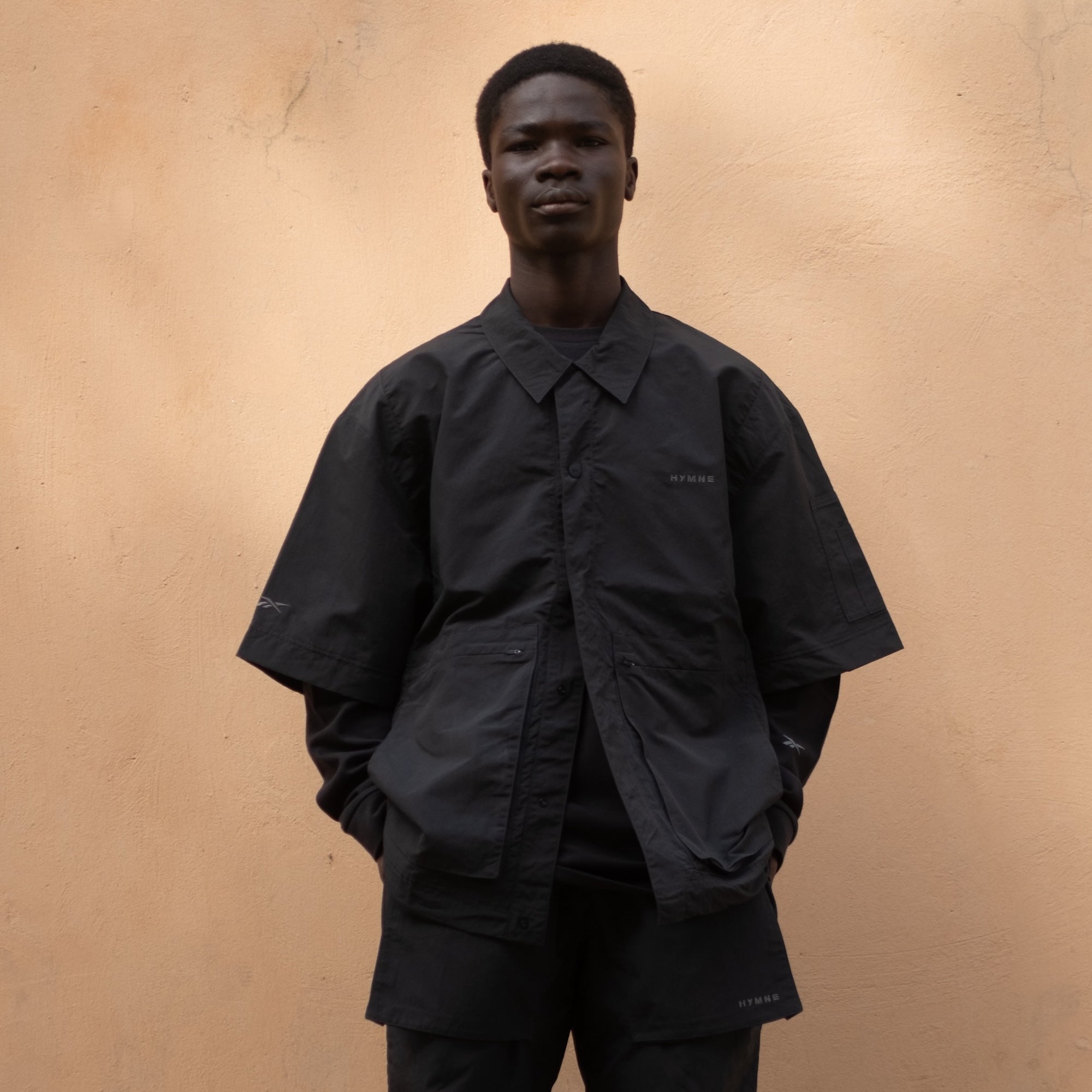 Reebok x HYMNE Short Sleeve Collared T-Shirt - Image 2