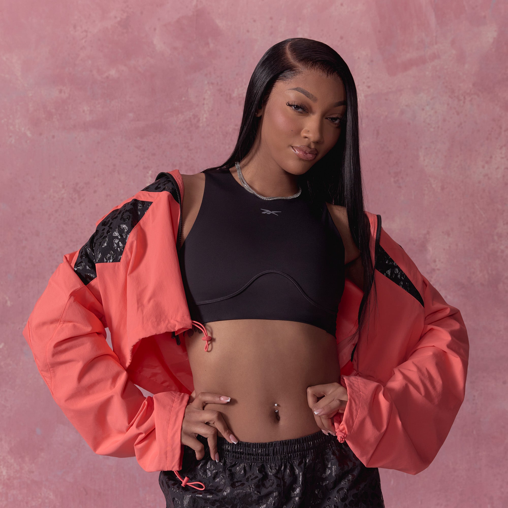 Reebok x Angel Reese Women's Vector Track Jacket - Image 2