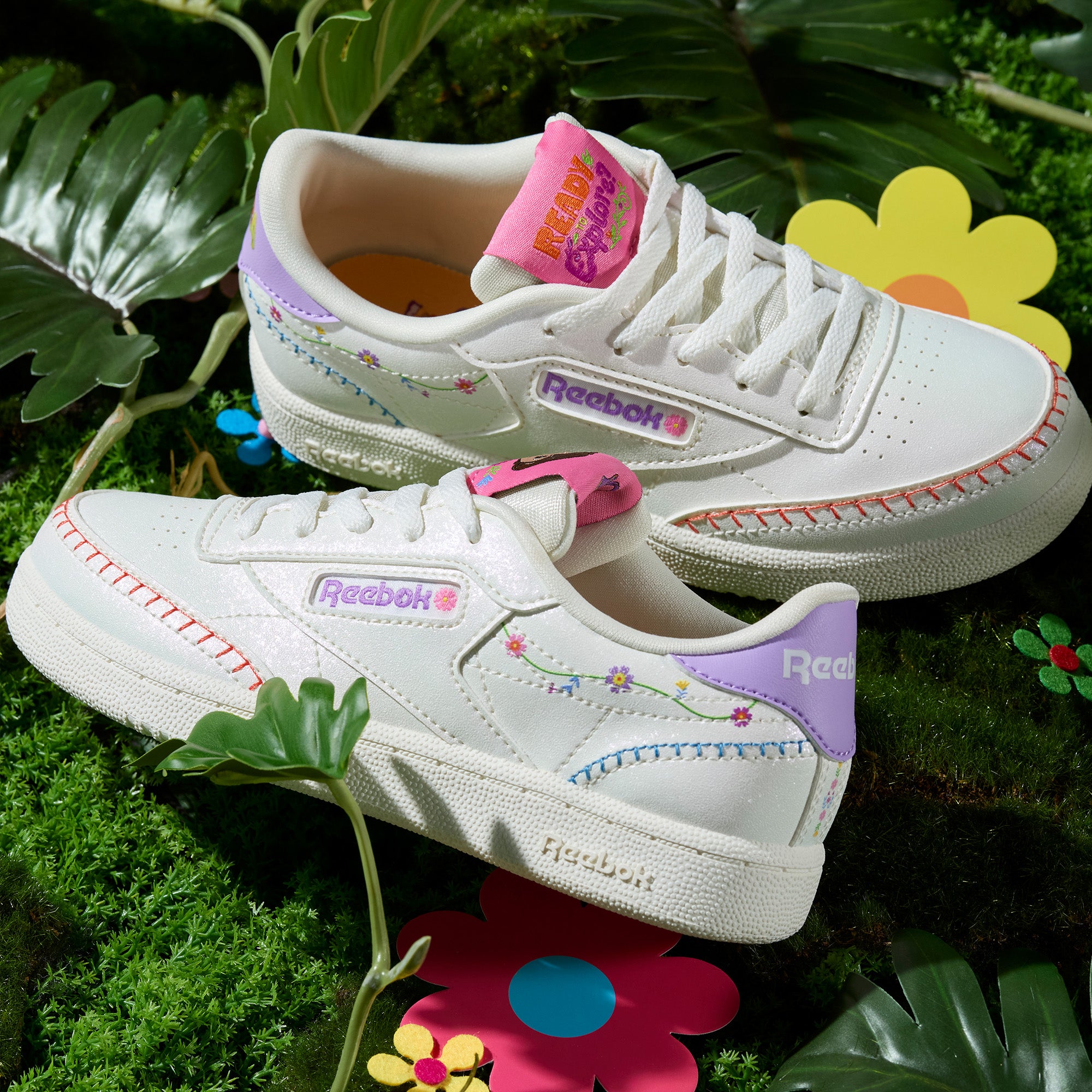Kids' Reebok x DORA Club C Shoes - Little Kids - Image 2