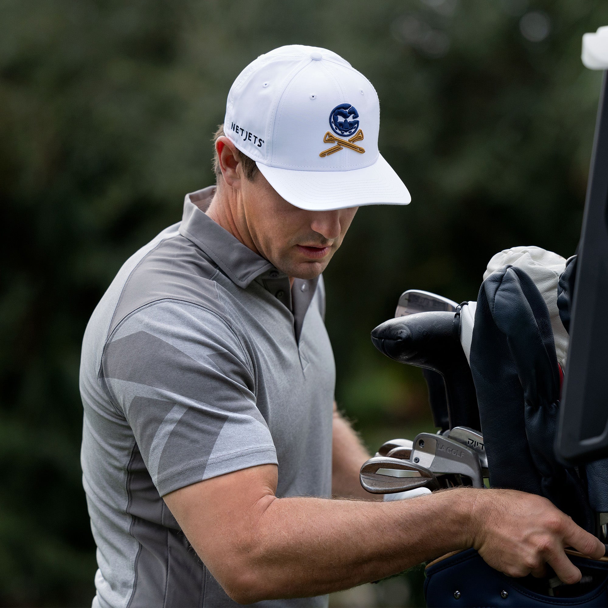 Men's Short Sleeve Signature Vector Sleeve Polo Shirt - Image 5