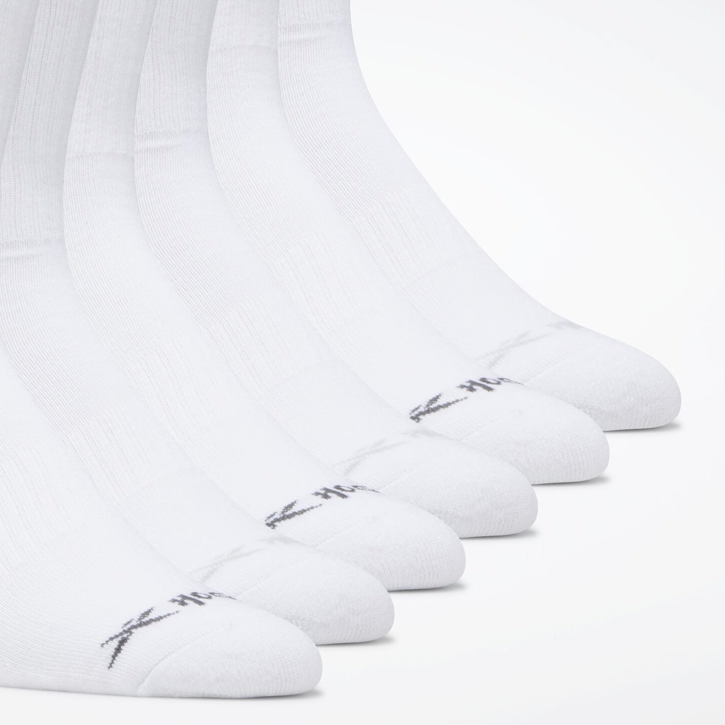 Men's Reebok Basic Crew Socks 6 Pairs - Image 2