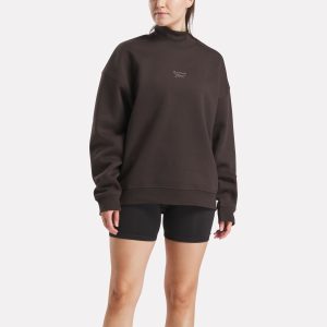 Women's Longline Roll Neck Sweatshirt