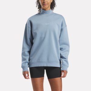 Women's Longline Roll Neck Sweatshirt