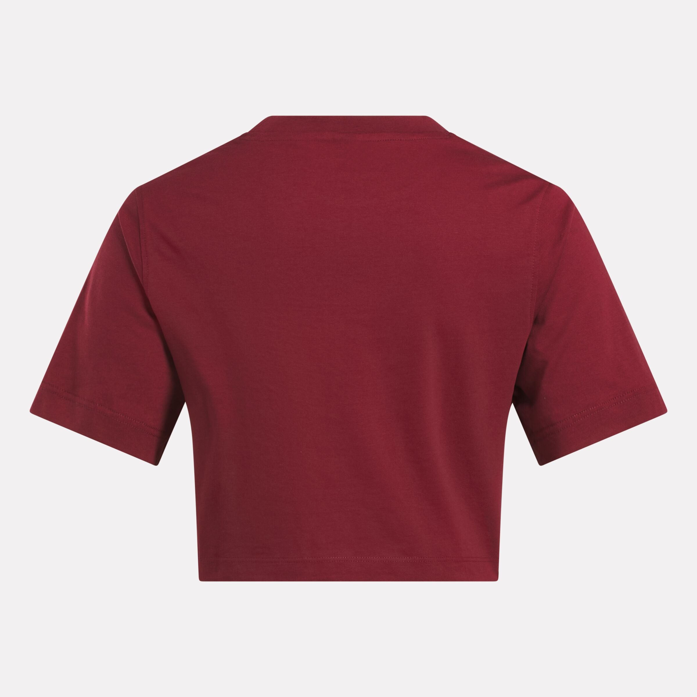 Women's Two-Color Logo Crew Cropped Short Sleeve Tee - Image 5