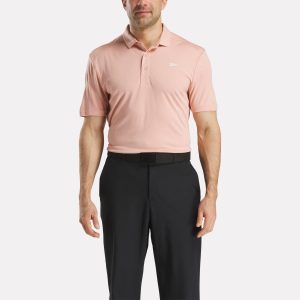 Men's Short Sleeve Oxford Knit Pique Polo Shirt