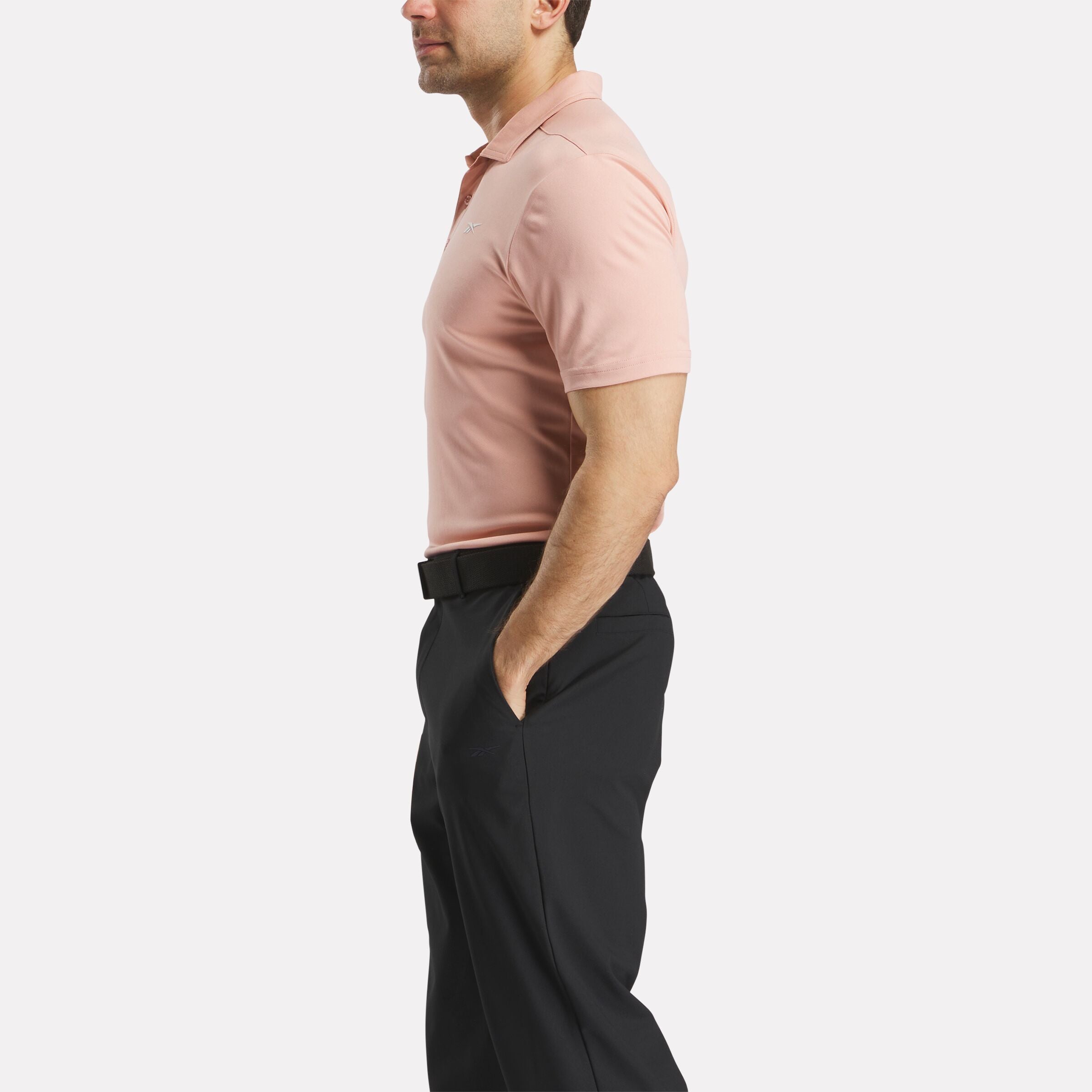 Men's Short Sleeve Oxford Knit Pique Polo Shirt - Image 2