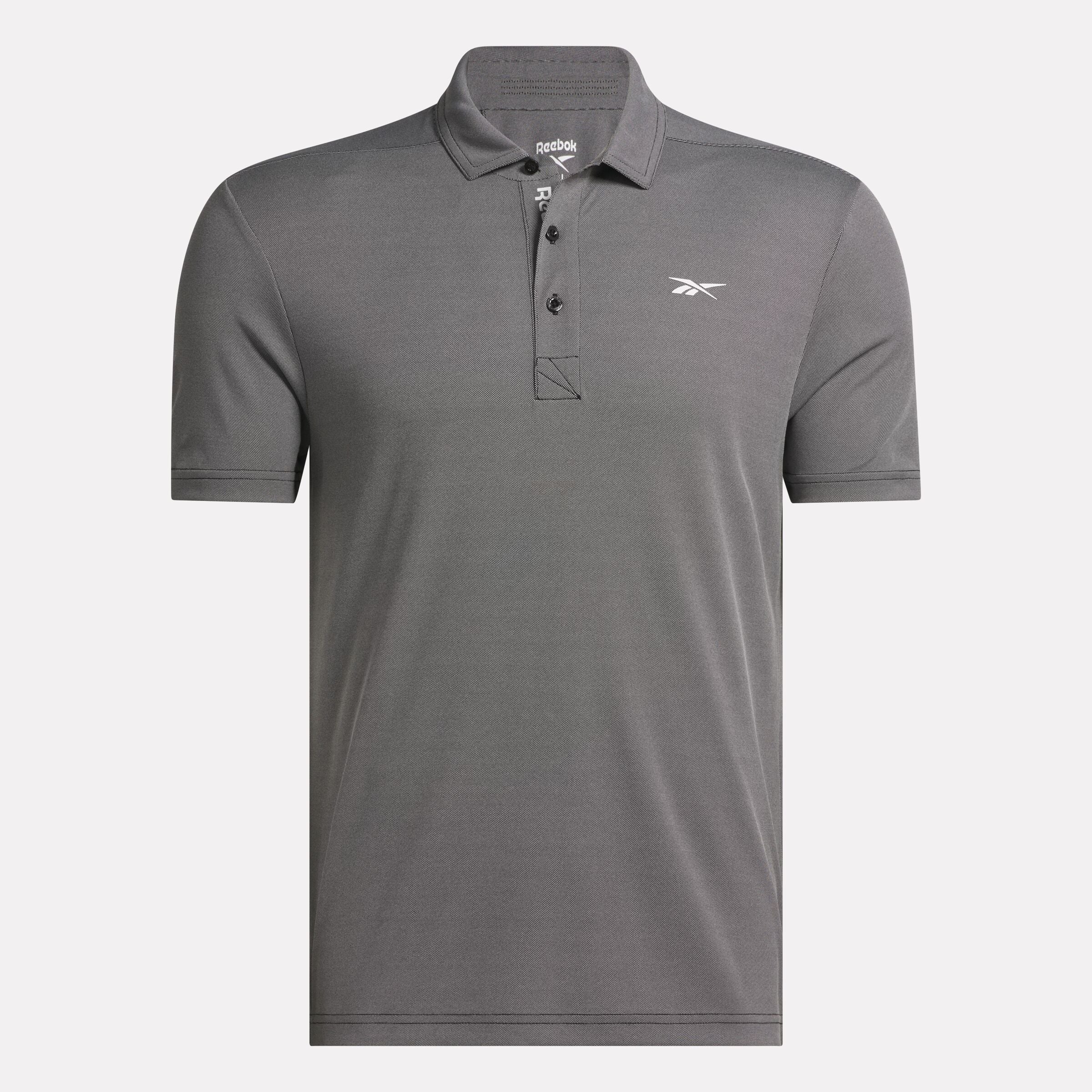 Men's Short Sleeve Oxford Knit Pique Polo Shirt - Image 5