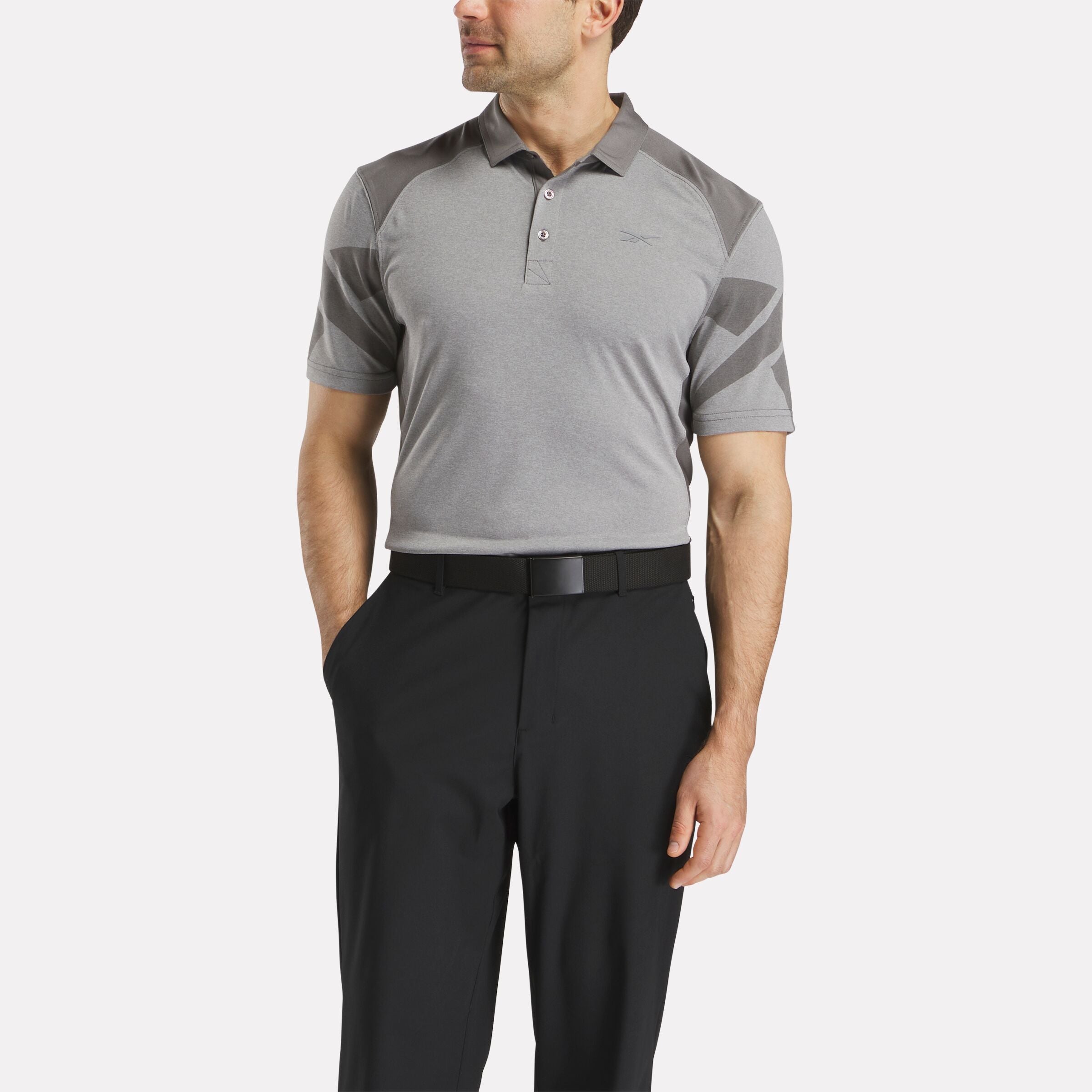 Men's Short Sleeve Signature Vector Sleeve Polo Shirt