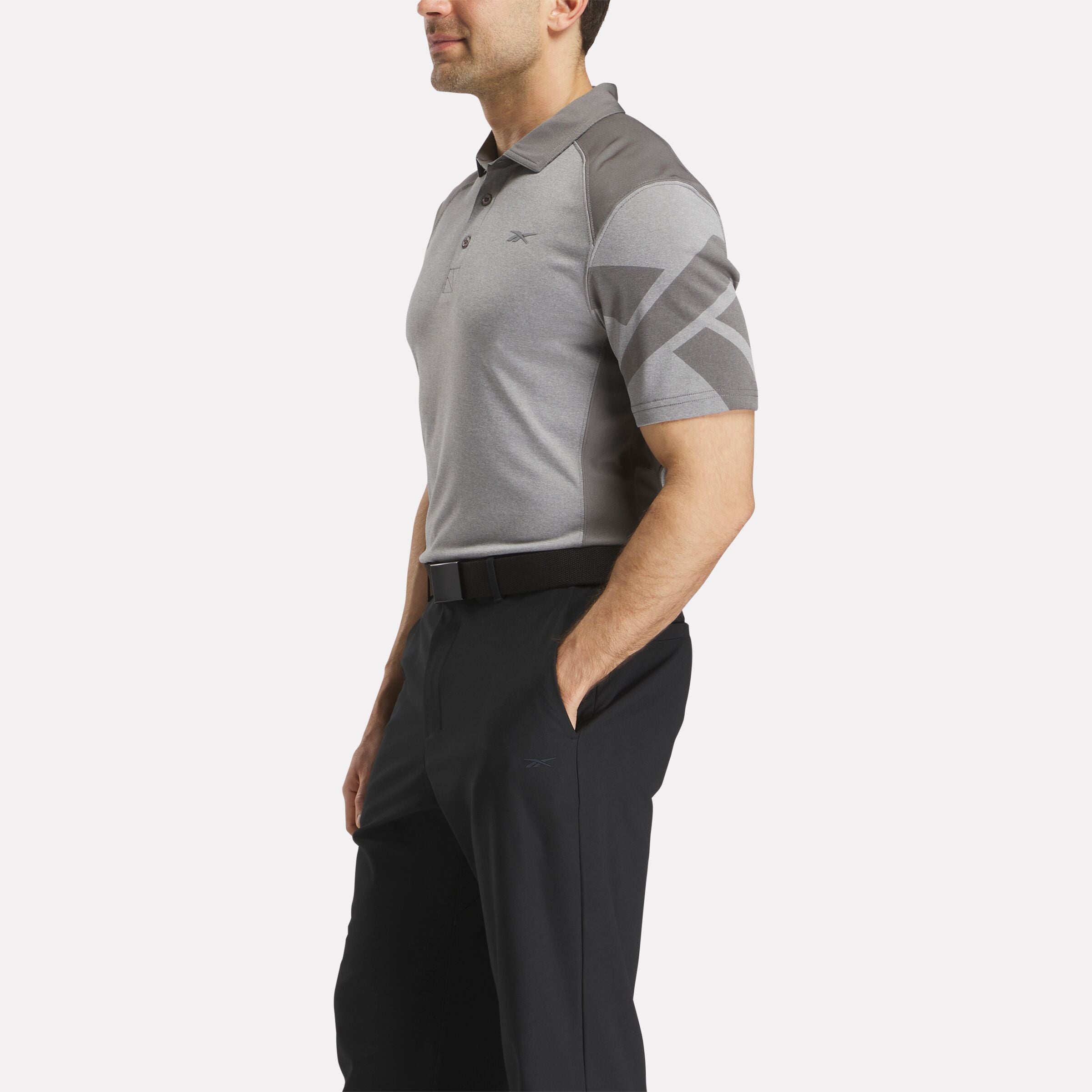 Men's Short Sleeve Signature Vector Sleeve Polo Shirt - Image 3
