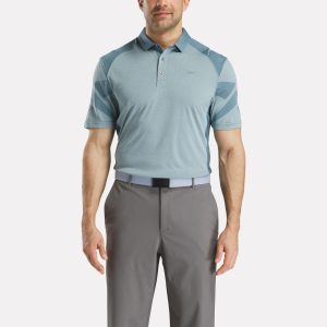 Men's Short Sleeve Signature Vector Sleeve Polo Shirt