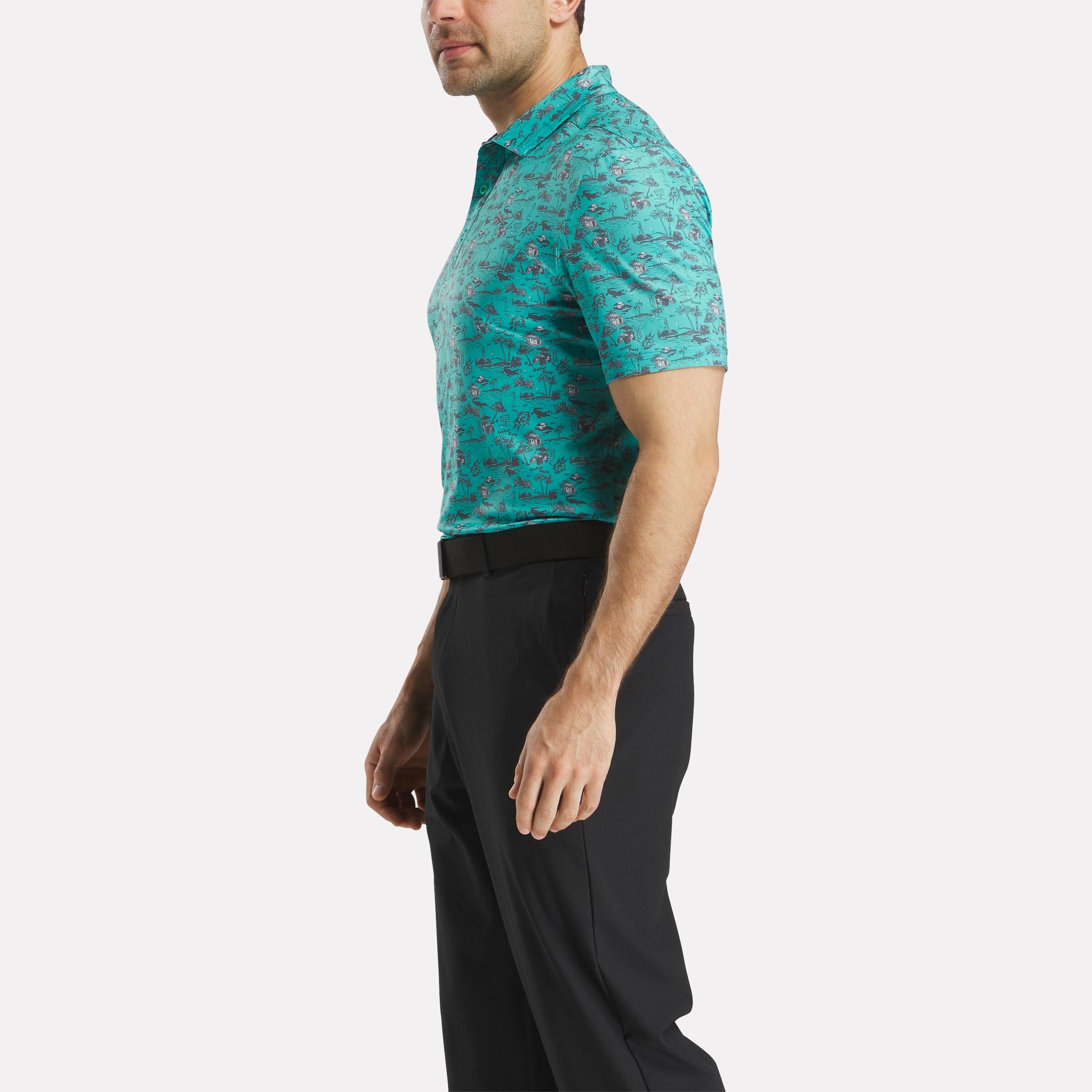Men's Short Sleeve Gator Golf Polo Shirt - Image 2