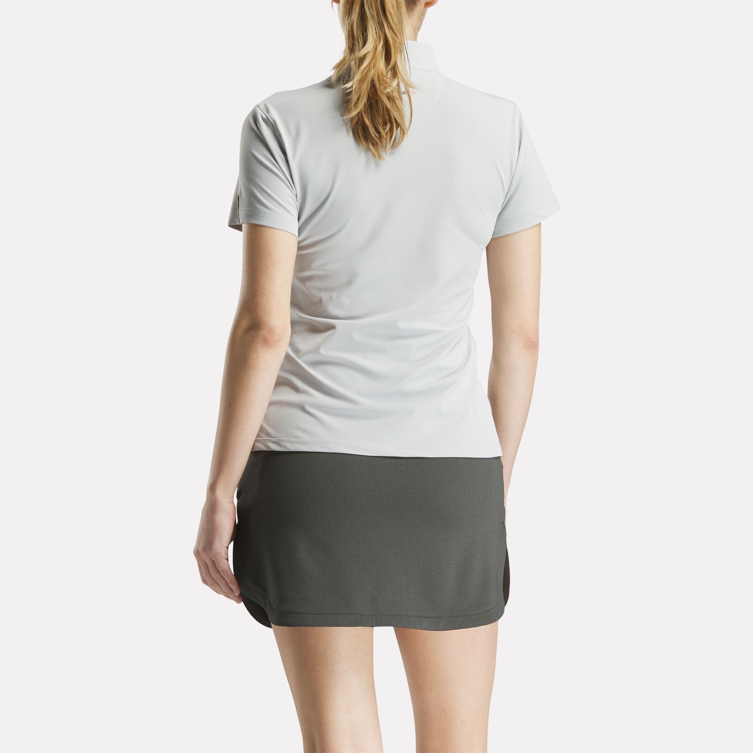 Women's Short Sleeve Stretch Pique Placket Polo Shirt - Image 5