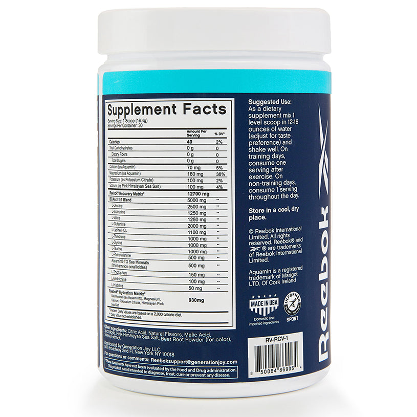 Reebok ReeCover BCAA + EAA + Electrolytes - Image 3